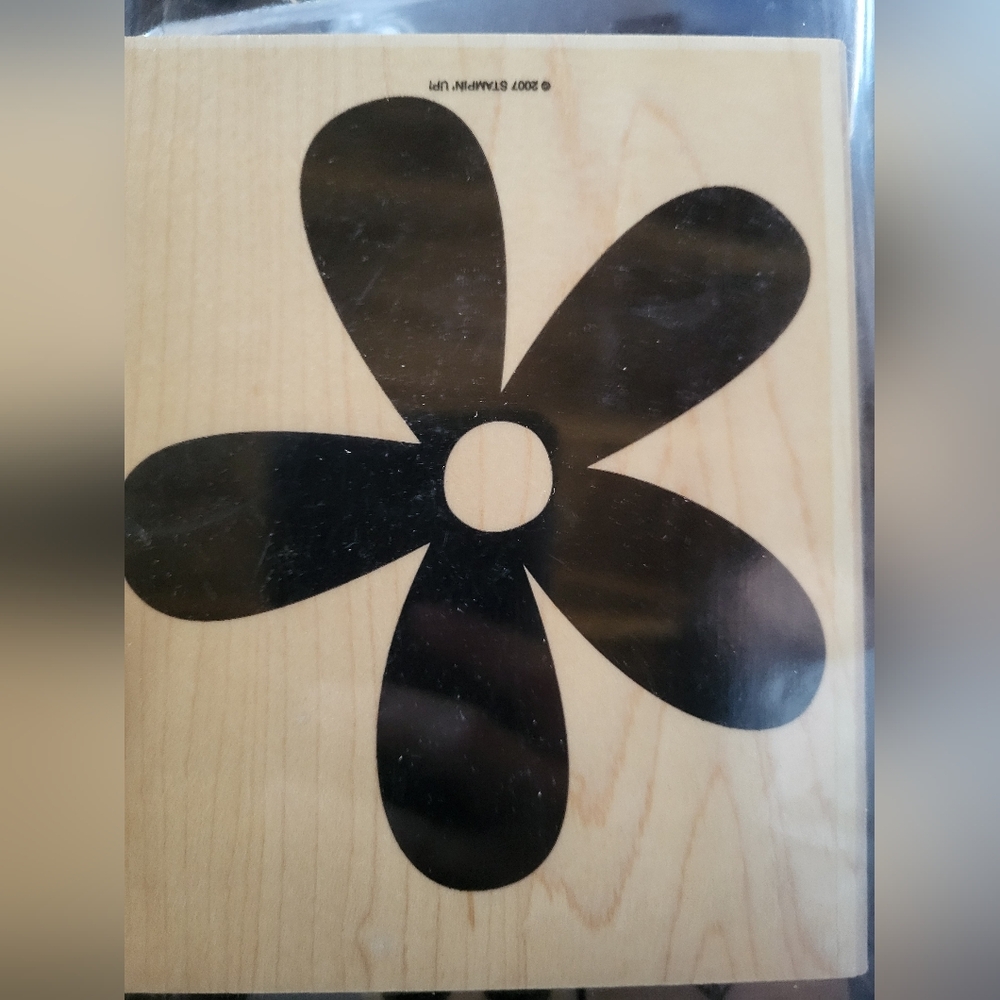 Stampin Up Rubber Flower Stamp